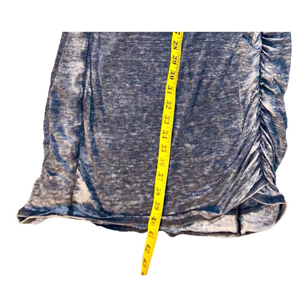 Express Blue Racerback Ruched Faded Tank Dress - Picture 3 of 8